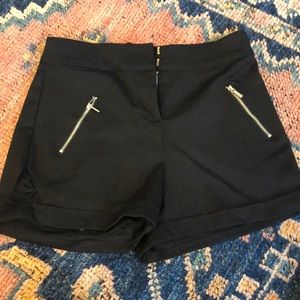 Black bebe shorts